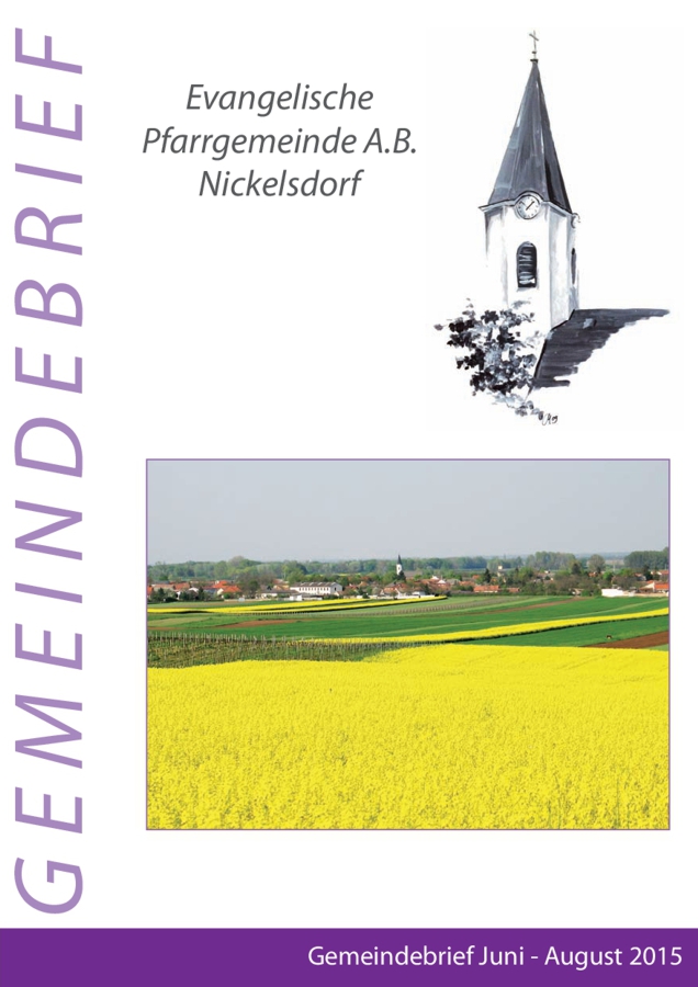 Gemeindebrief Nickelsdorf 2015 03