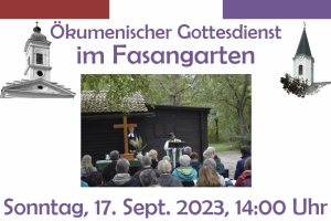 Einladung zum ökumenischen Gottesdienst