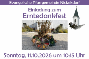 Einladung zum Erntedankfest 2026