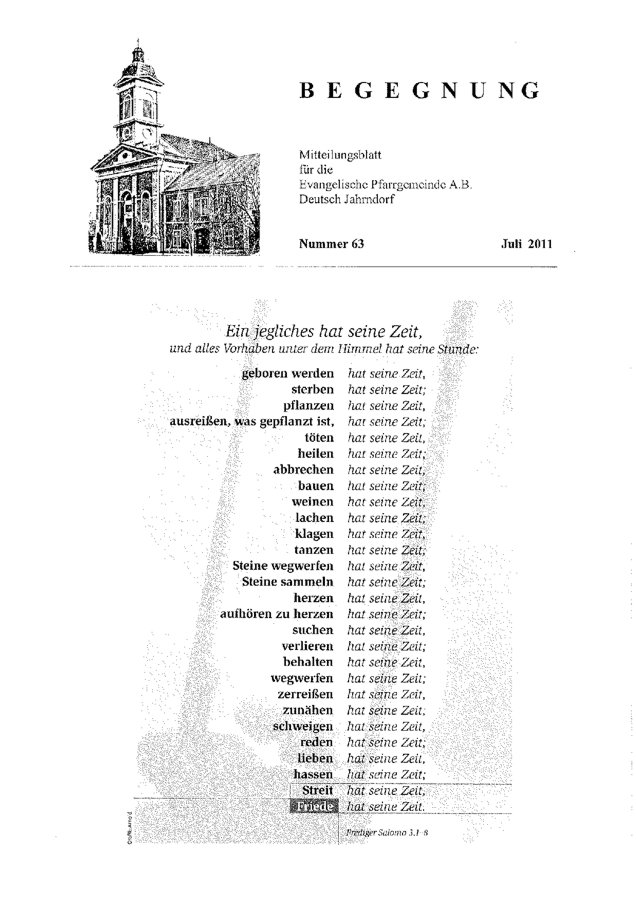 Gemeindebrief Deutsch Jahrndorf 2011 03