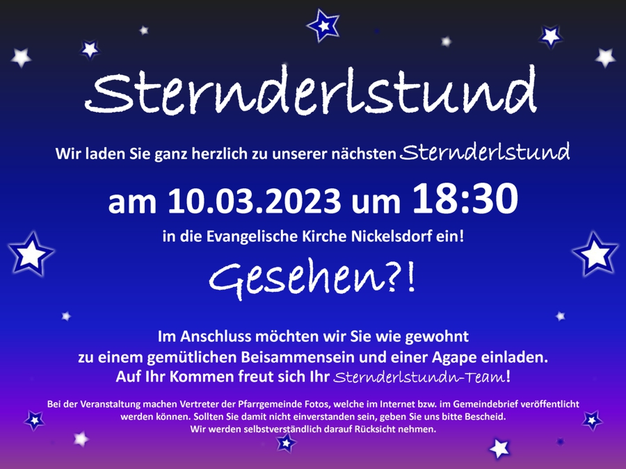 20230310 sternderlstund plakat